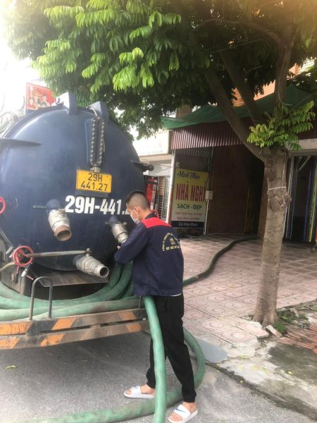 Dịch vụ hút bể phốt, hút hầm cầu giá rẻ tại Hà Nội