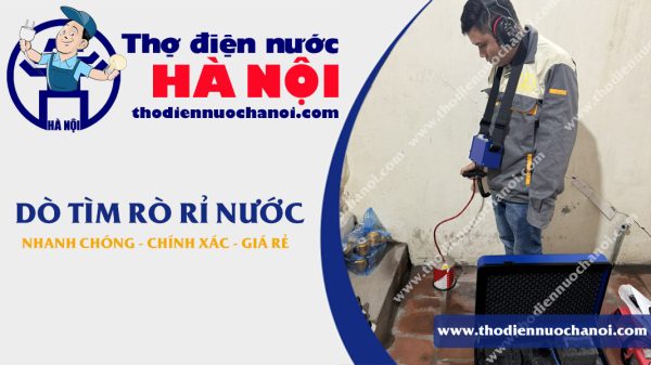 Dịch vụ Siêu âm rò rỉ nước, dò ống nước bể chuyên nghiệp