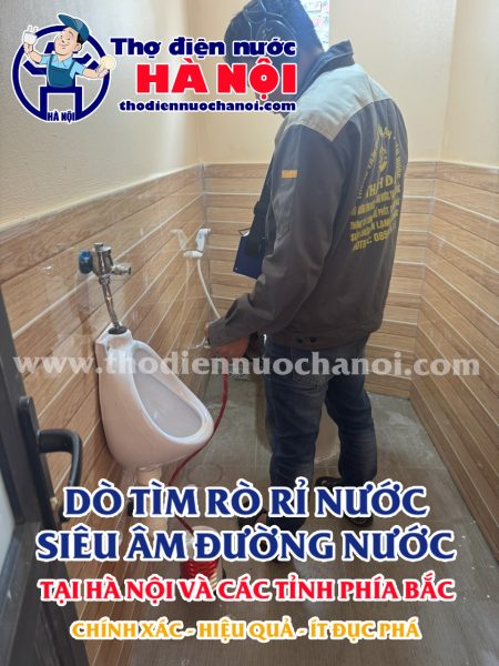 Siêu âm nước rò rỉ, dò ống nước bể chuyên nghiệp