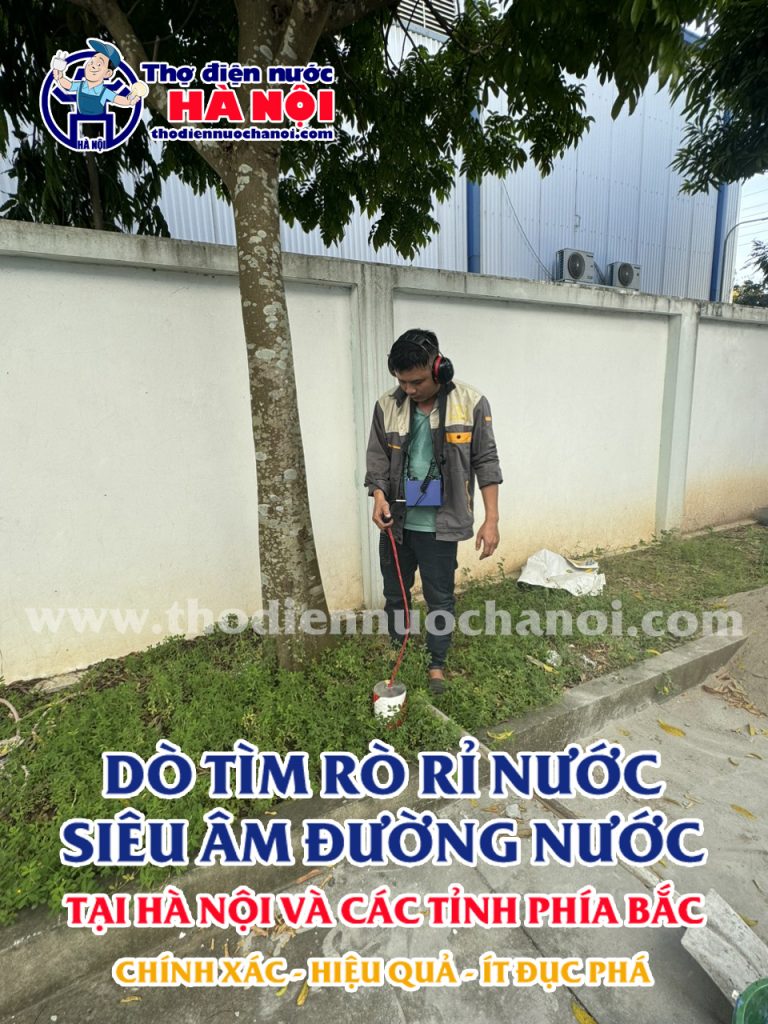 Dịch vụ dò tìm, siêu âm rò rỉ nước tại Hà Nội chuyên nghiệp và hiệu quả