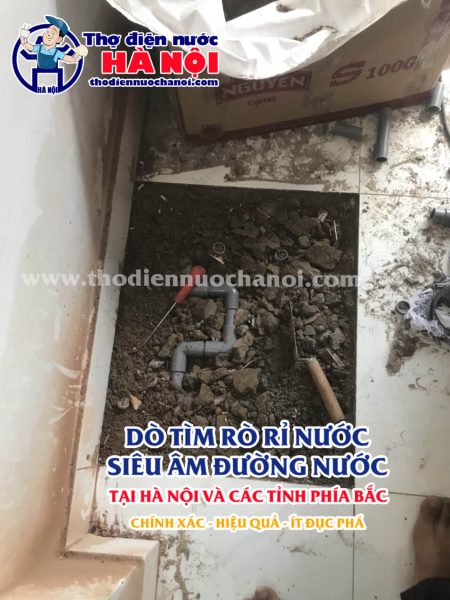 Dịch Vụ Dò Tìm Sửa Chữa Rò Rỉ Nước Thành Đạt Tại Hà Nội